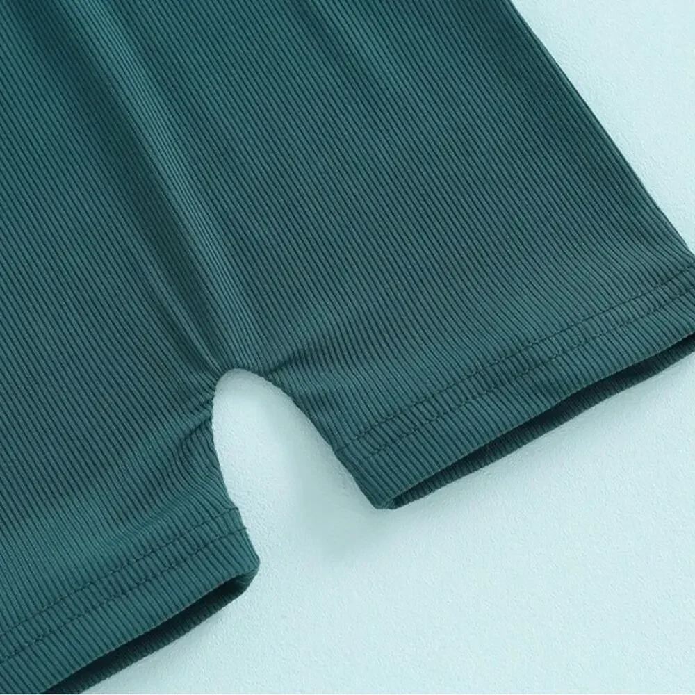 New toddler ribbed soft bathing swim suit 2-3